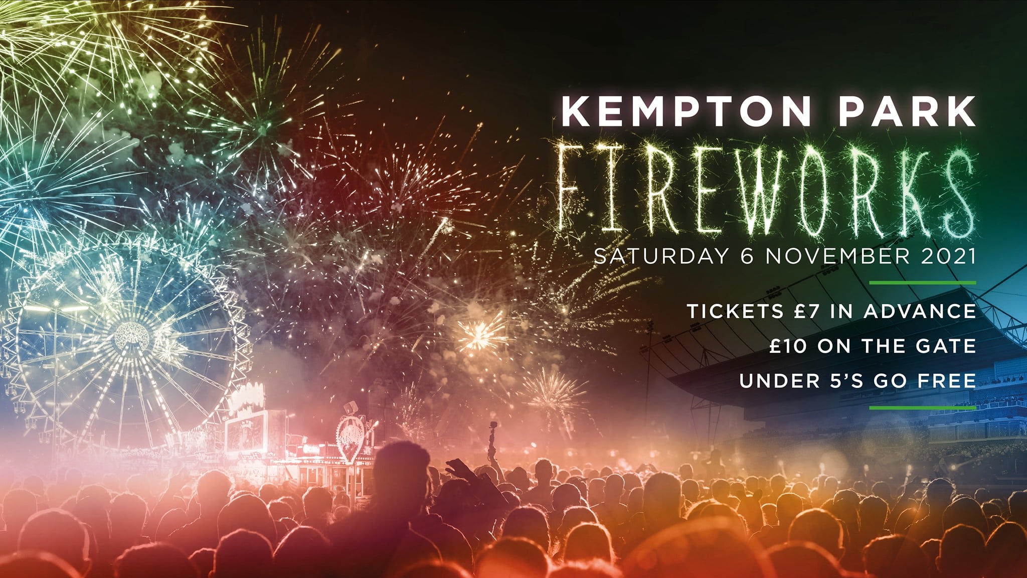 Kempton Park Fireworks - Bonfire Night in Surrey
