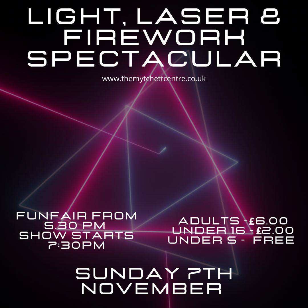 Camberley Light, Laser and Firework Spectacular - Bonfire Night in Surrey