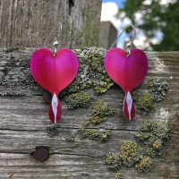 Bleeding Hearts earrings by Photofinish Jewellery